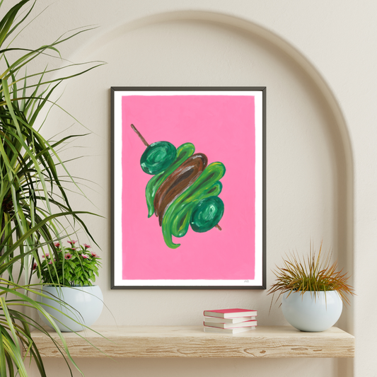 La Gilda – Original Acrylic Painting (40 x 30 cm)