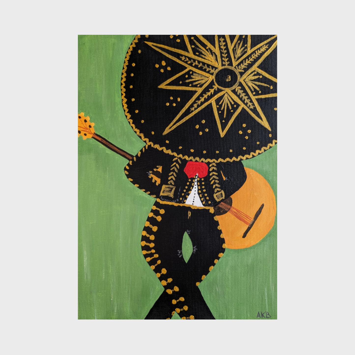 Mariachi – Acrylic Painting
