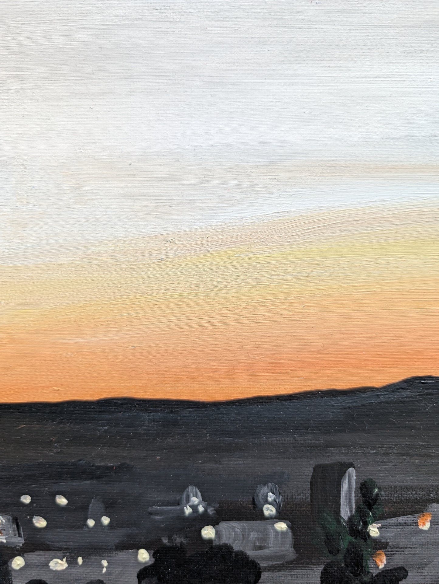 Cerro del Muerto, Aguascalientes – Acrylic Painting