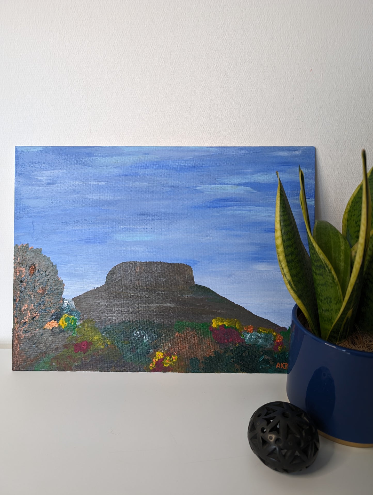 La Mesa Redonda, Mexico – Acrylic Painting