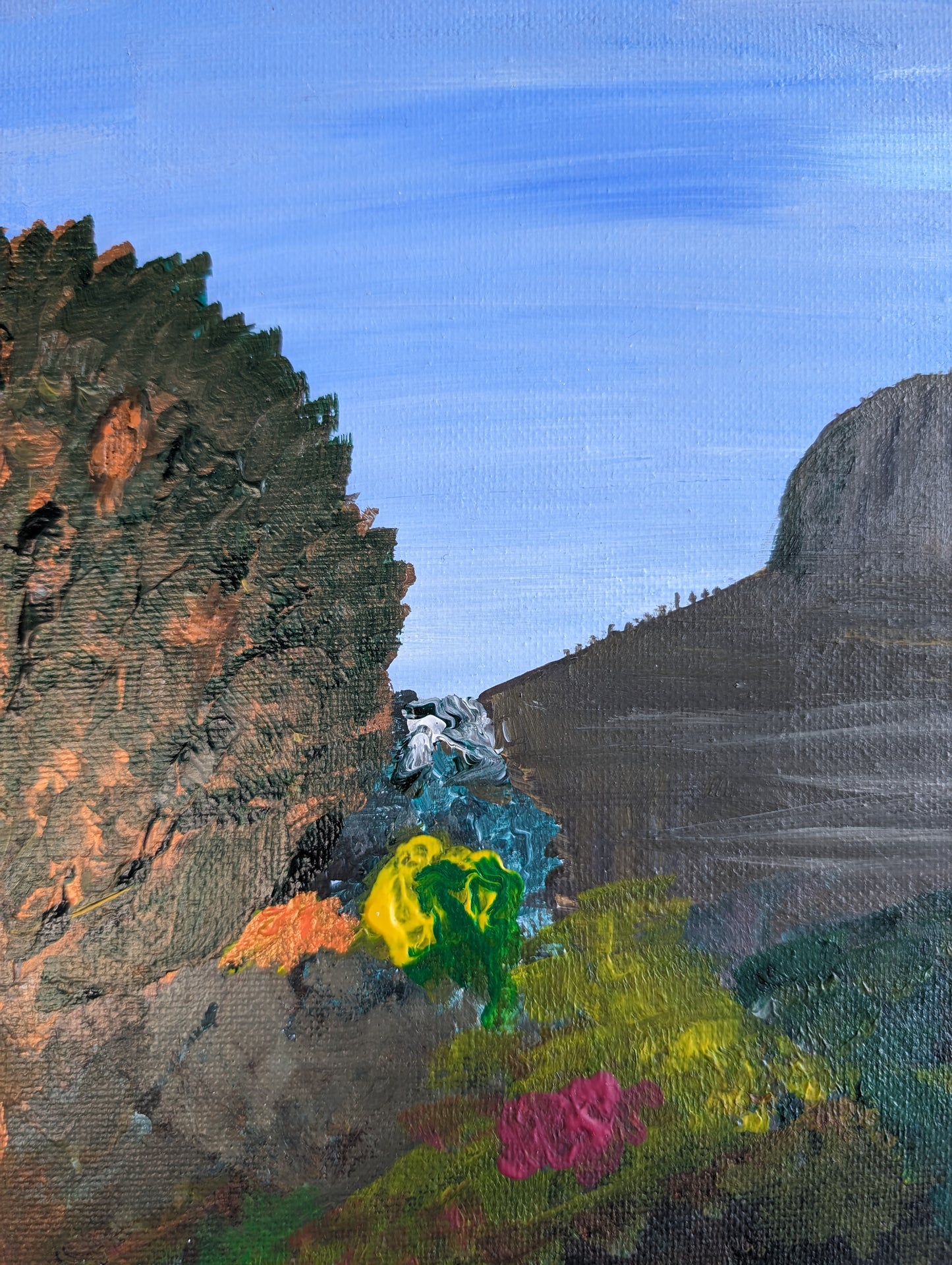 La Mesa Redonda, Mexico – Acrylic Painting