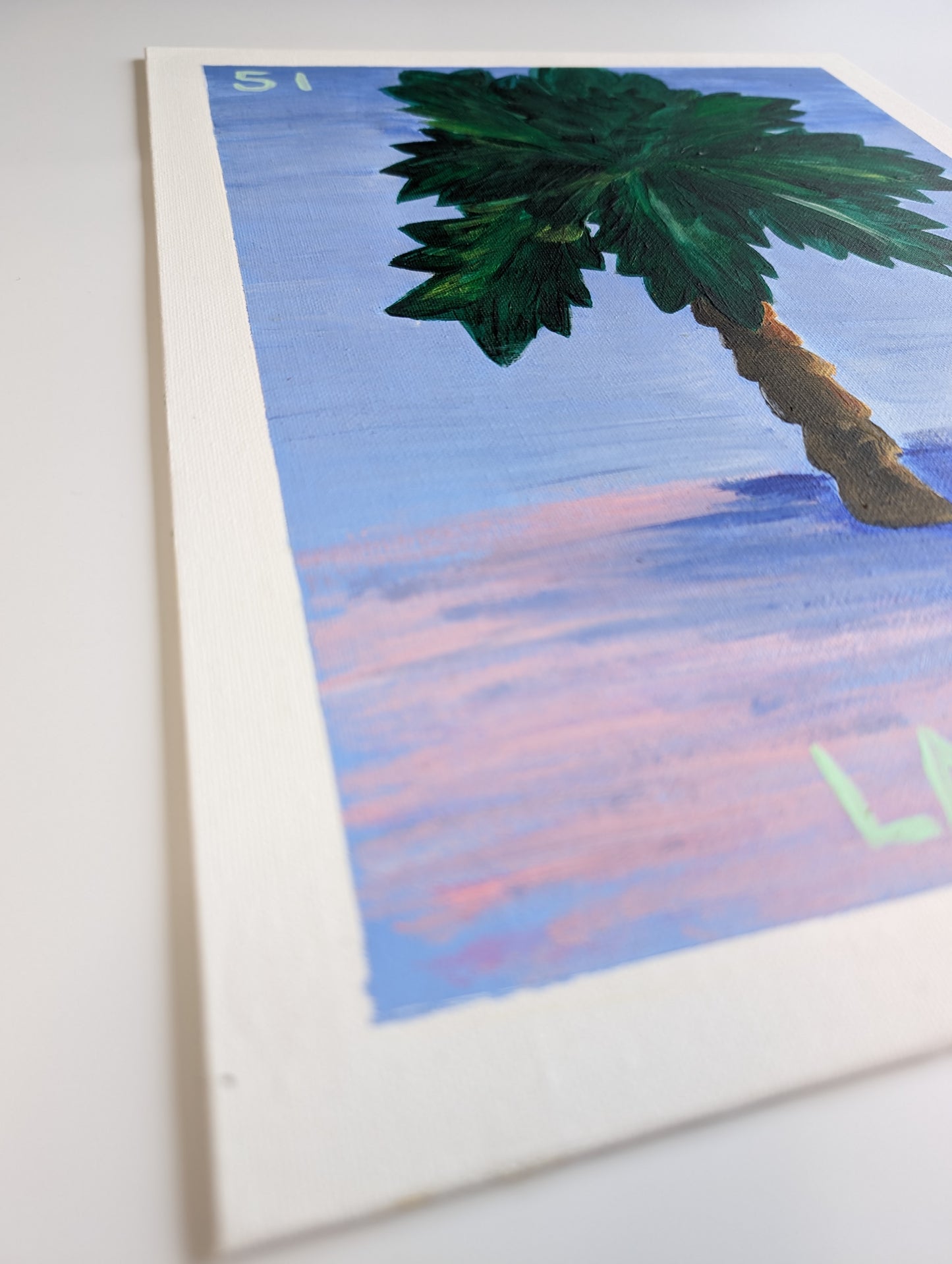 La Palma, Mexican Lotería – Acrylic Painting
