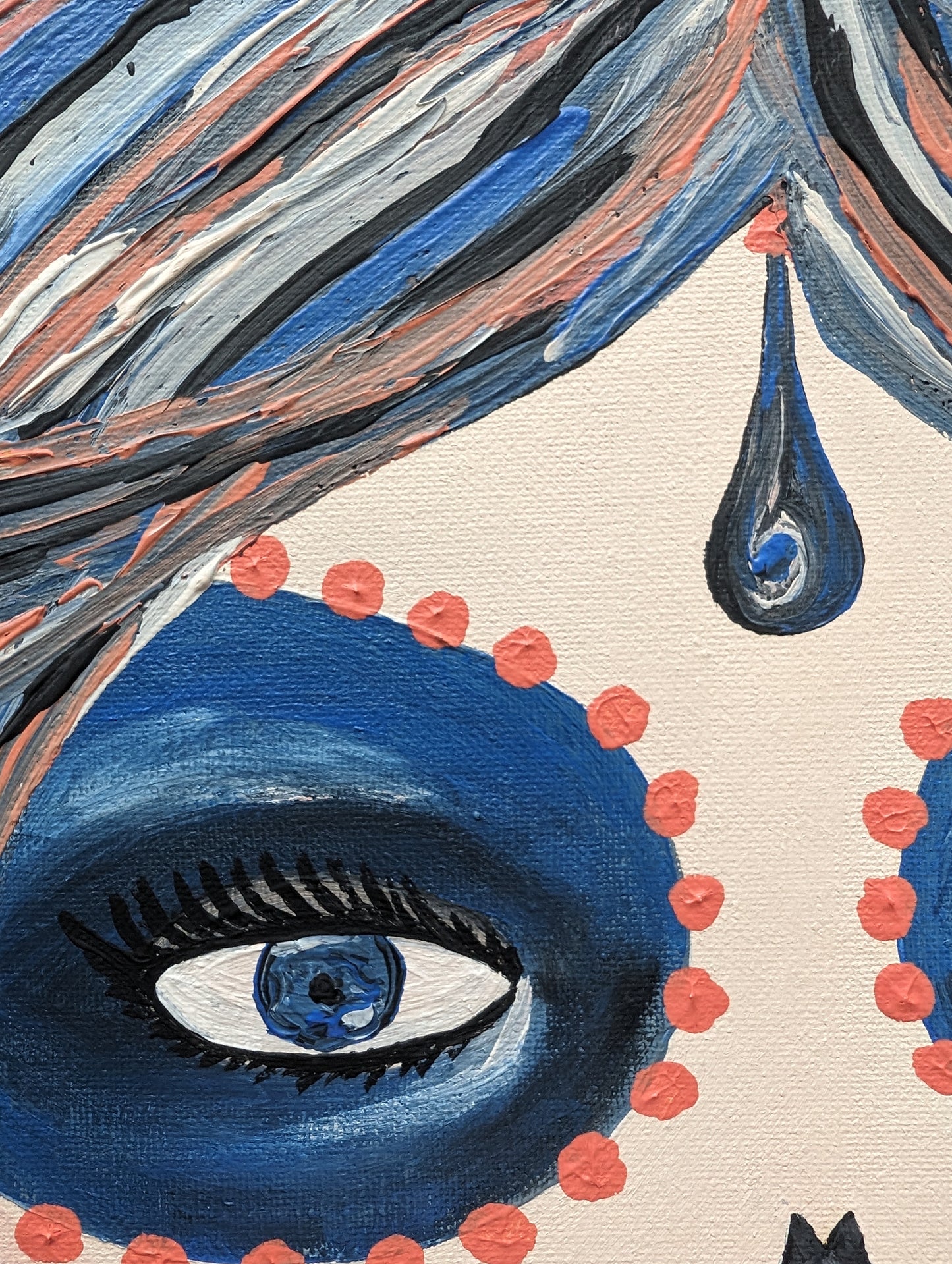 Catrina in Bloom – Acrylic Painting