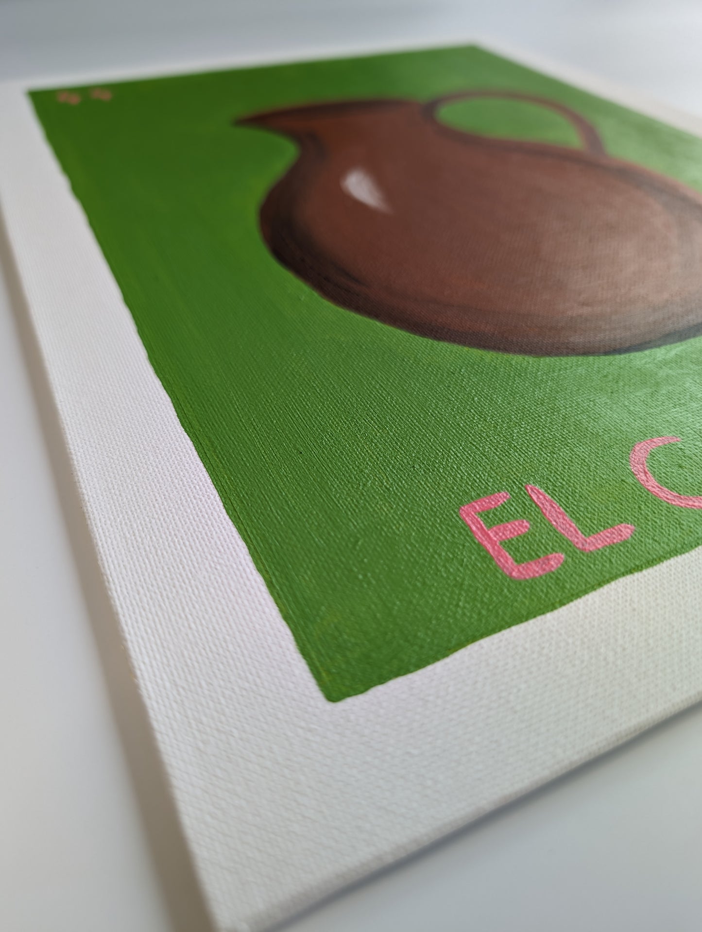 El Cantarito, Mexican Lotería – Acrylic Painting