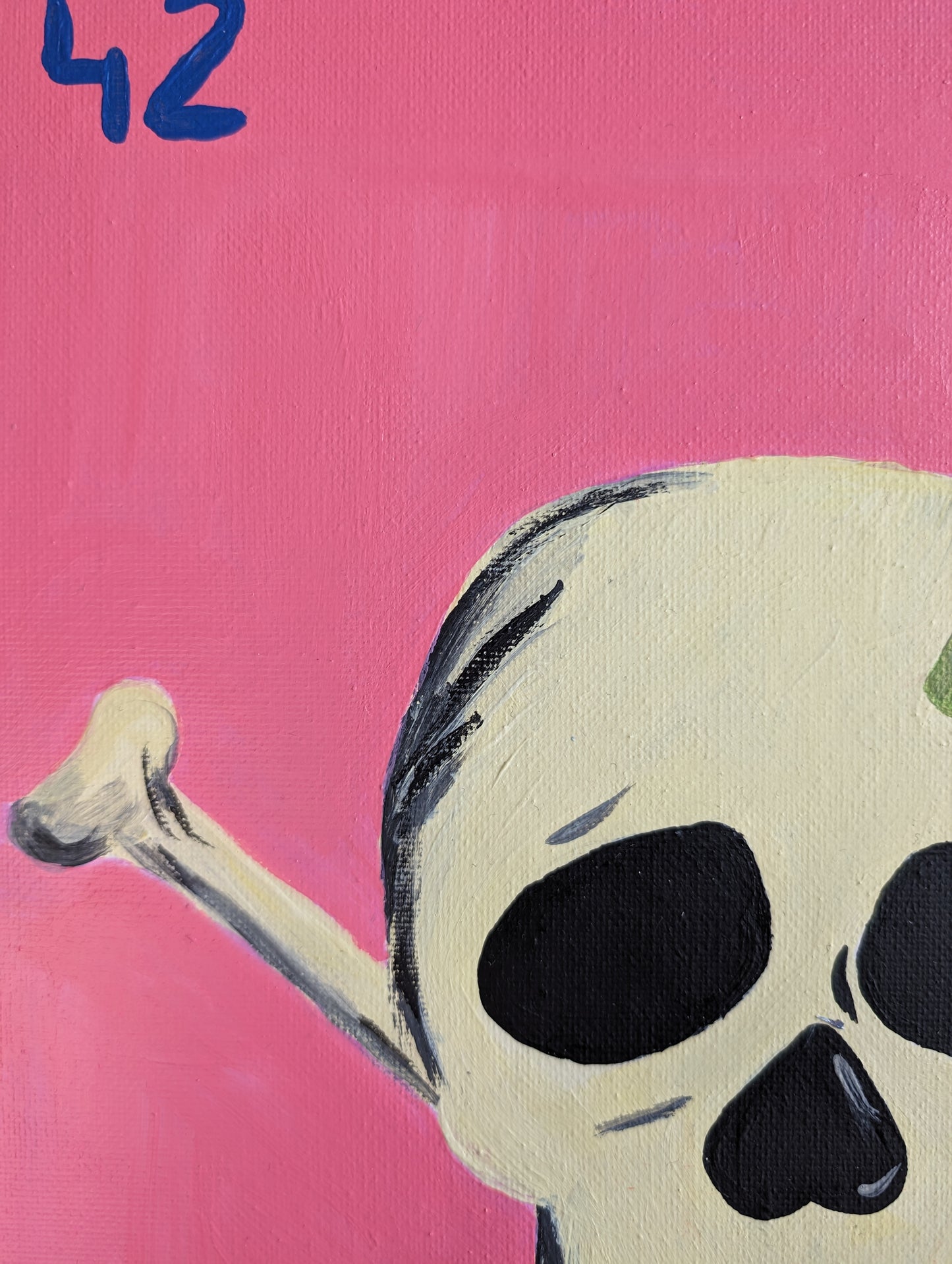 La Calavera, Mexican Lotería – Acrylic Painting