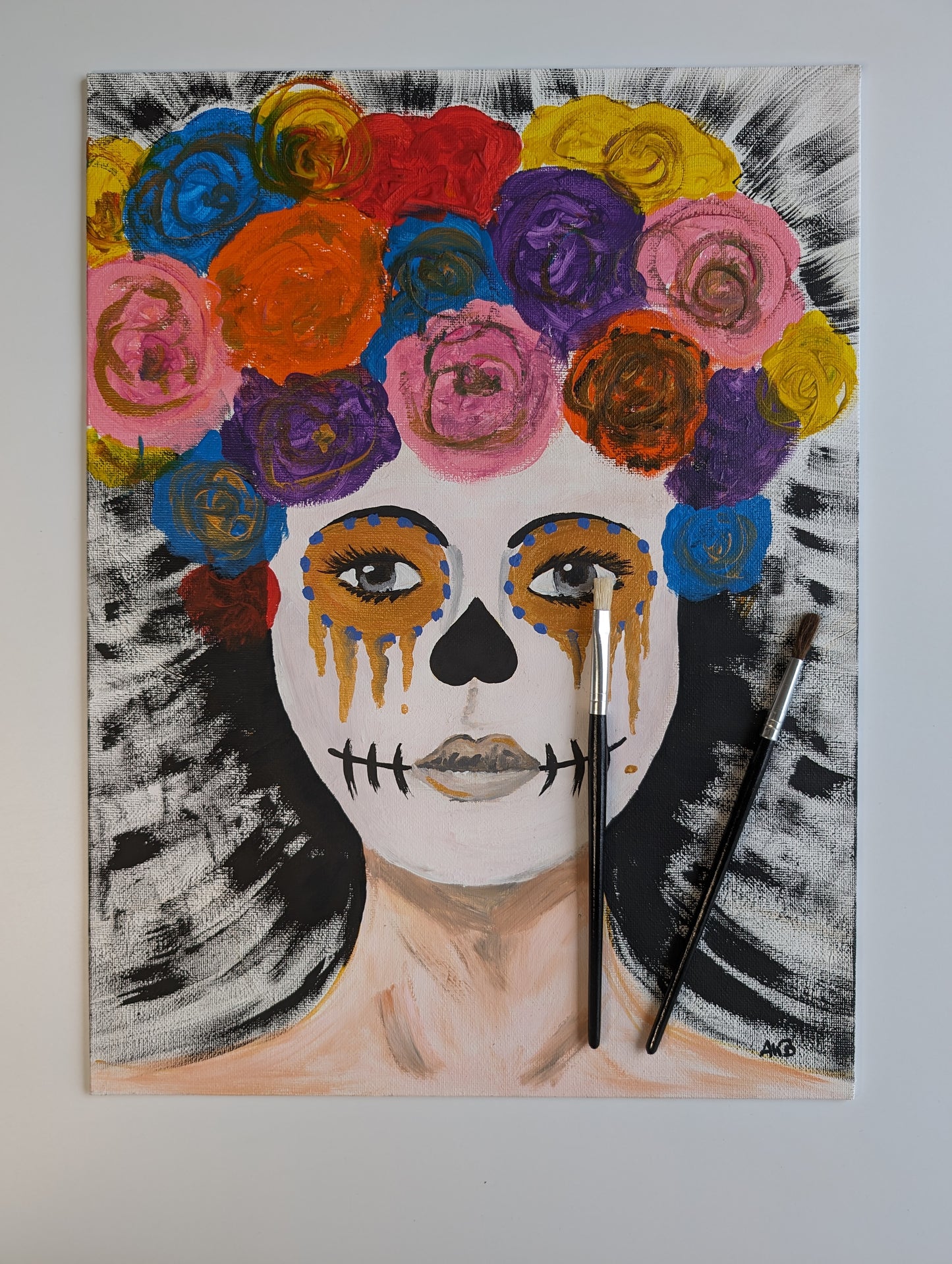 Catrina Revealed – Acrylic Painting