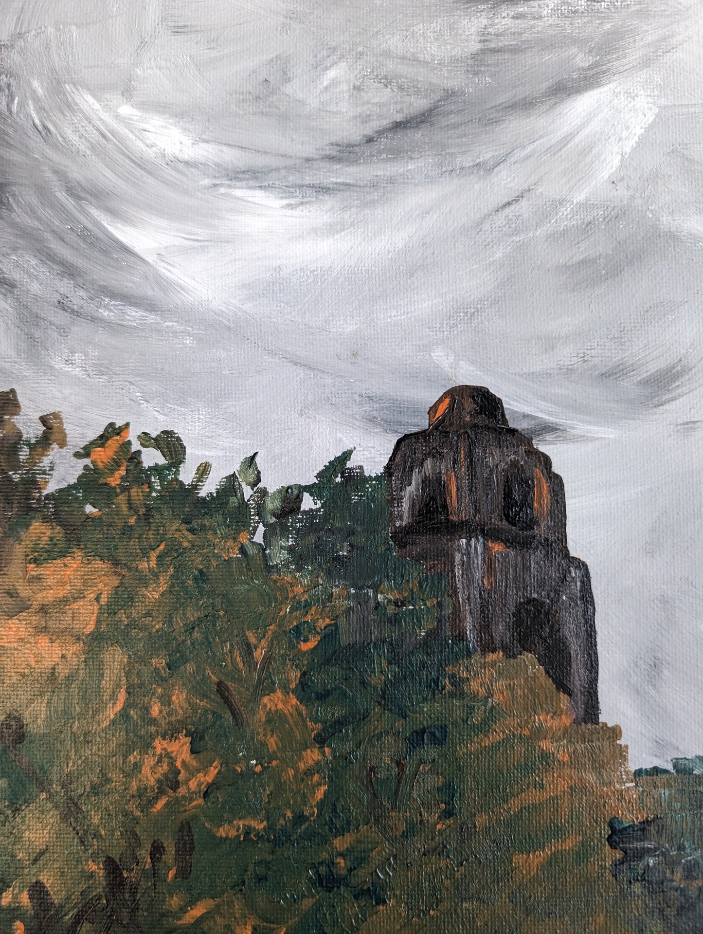 El Tepozteco, Mexico – Acrylic Painting