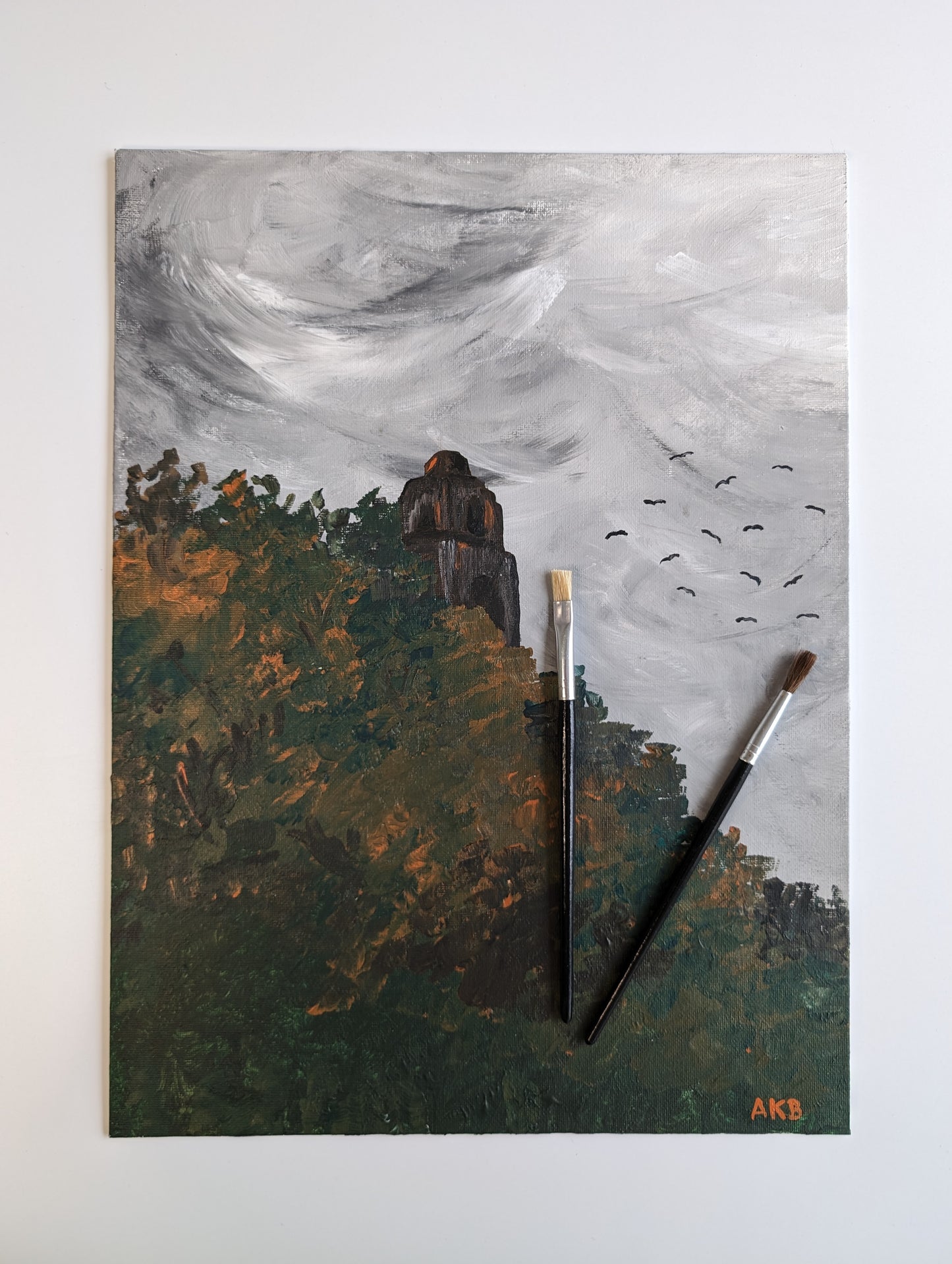 El Tepozteco, Mexico – Acrylic Painting