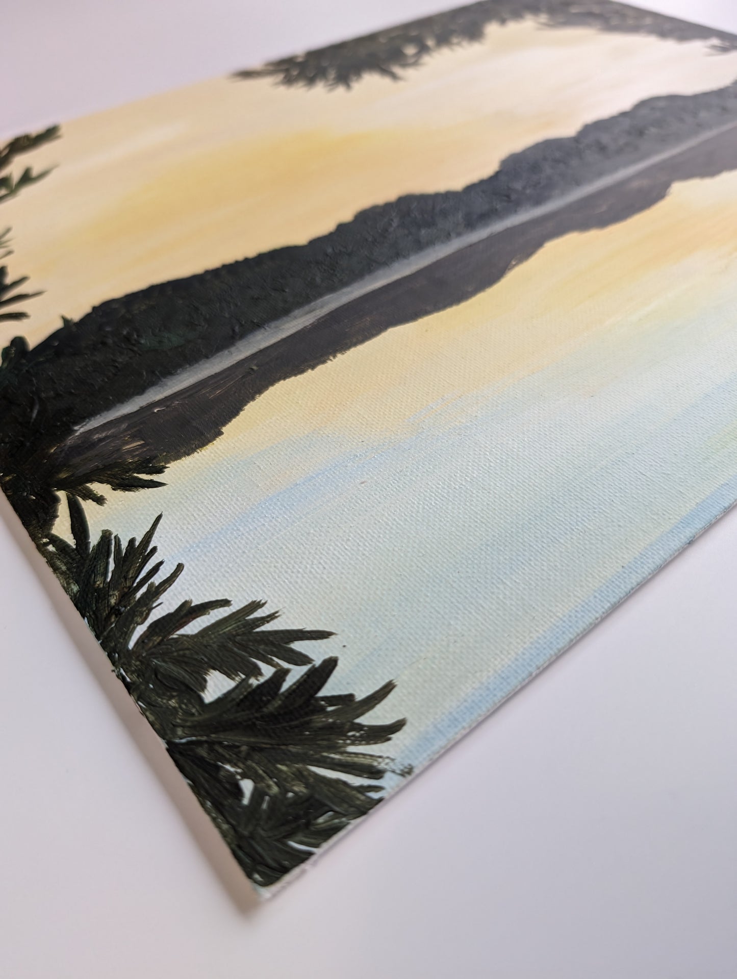 Ziegelsee Sunset, Schwerin – Acrylic Painting