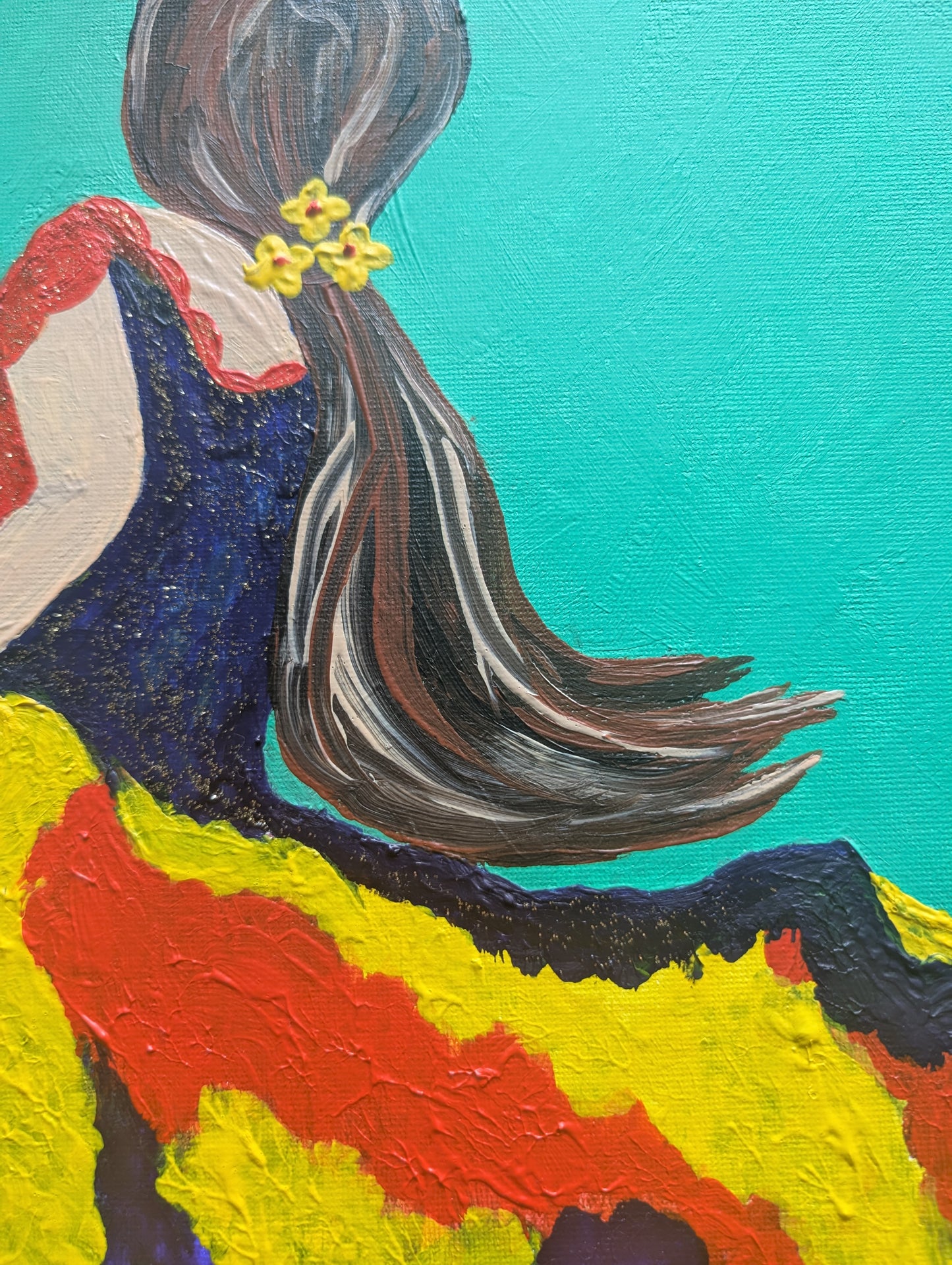 Flamenco Dancer II – Acrylic Painting