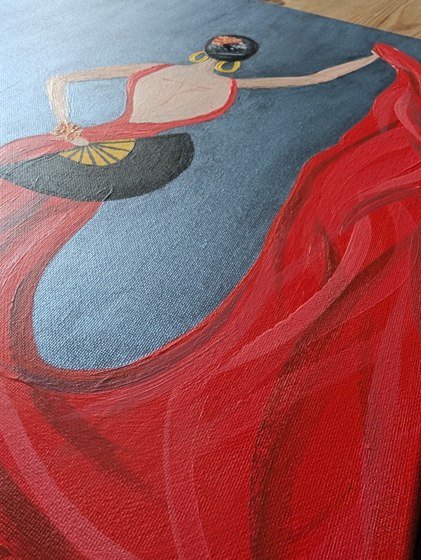 Flamenco Dancer – Acrylic Painting