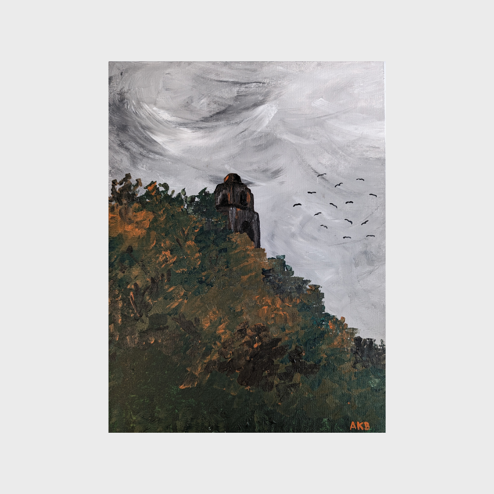 El Tepozteco, Mexico – Acrylic Painting