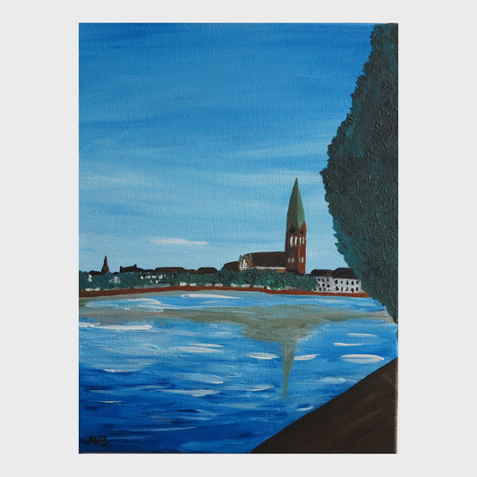 Pfaffenteich, Schwerin – Acrylic Painting