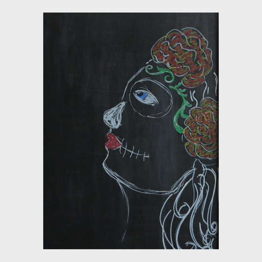 Classic Catrina – Acrylic Painting