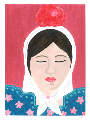 La Chulapa – Original Acrylic Painting (40 x 30 cm)