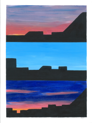 El Cielo de Madrid – Original Acrylic Painting (40 x 30 cm)