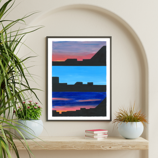 El Cielo de Madrid – Original Acrylic Painting (40 x 30 cm)