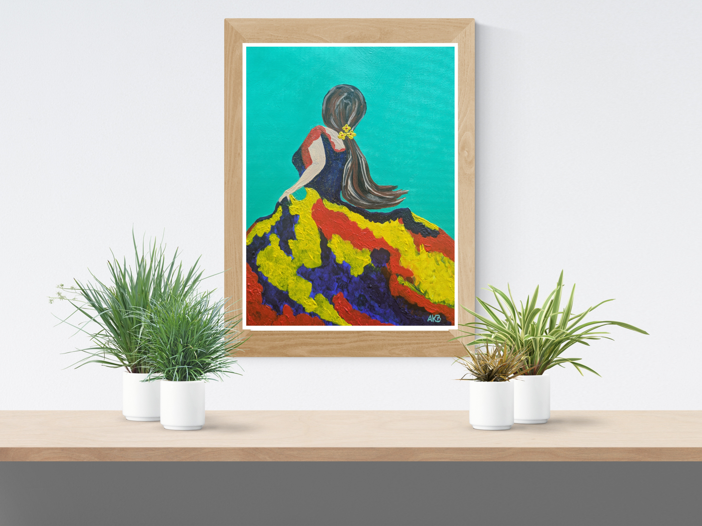 Flamenco Dancer II – Acrylic Painting