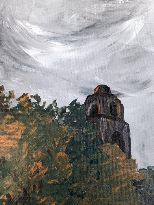 El Tepozteco, Mexico – Acrylic Painting