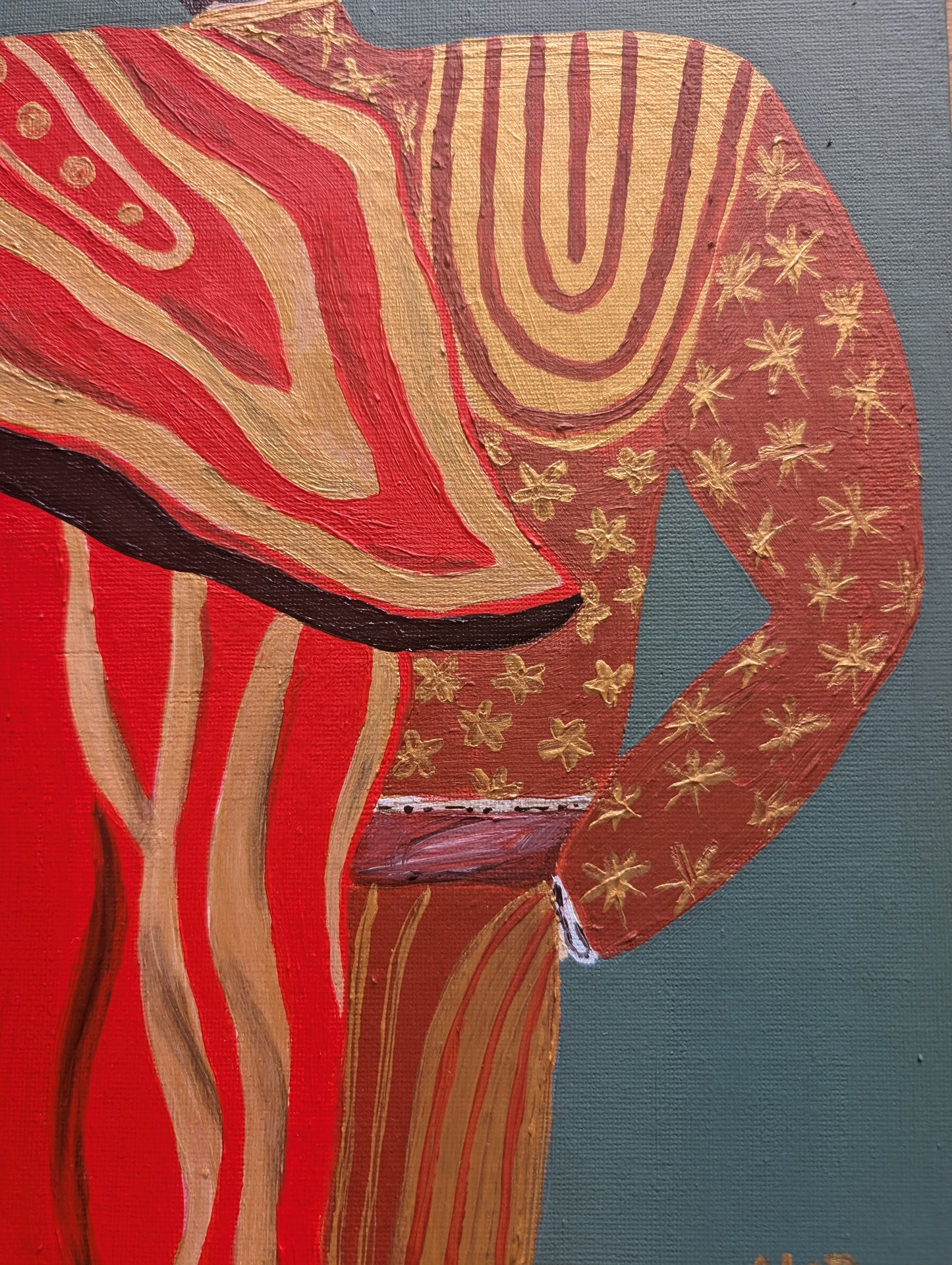 Spanish Matador - Acrylic Painting