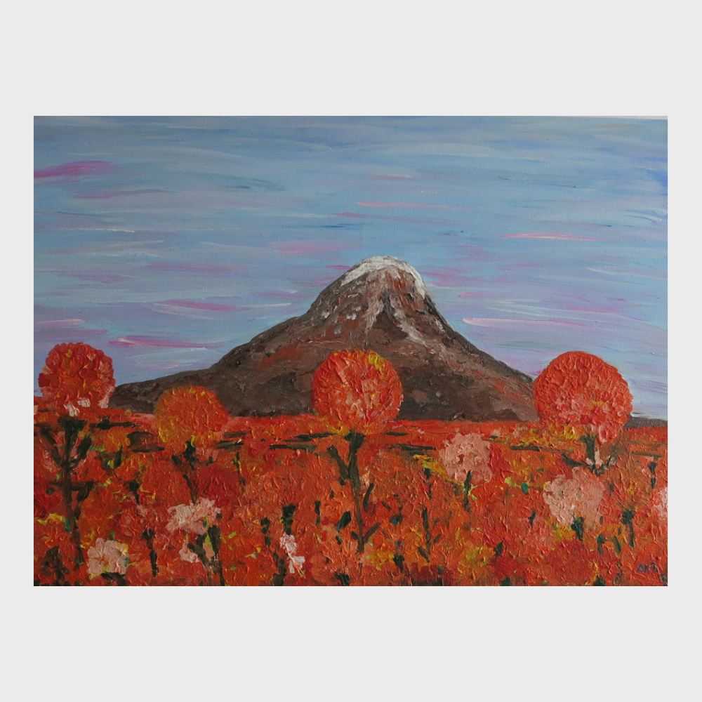 Cempasúchils – Acrylic Painting