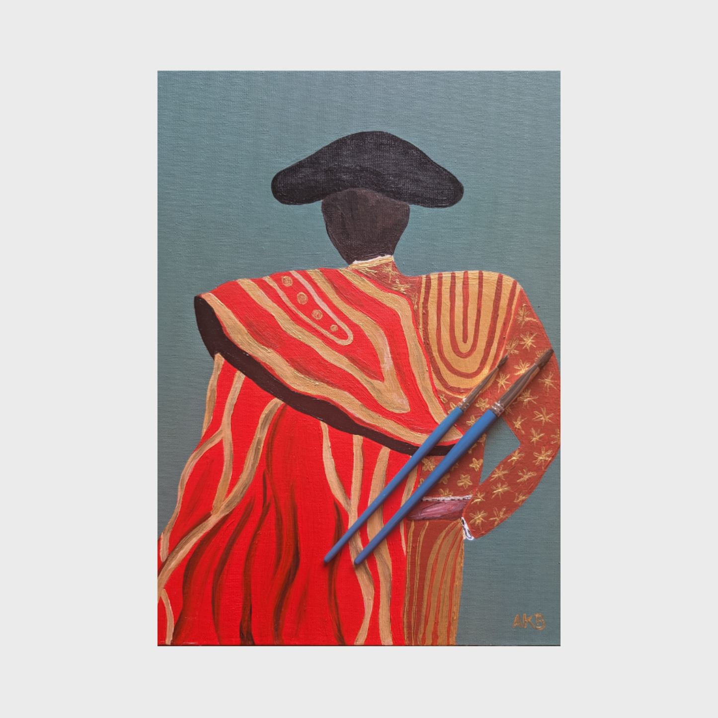 Spanish Matador - Acrylic Painting