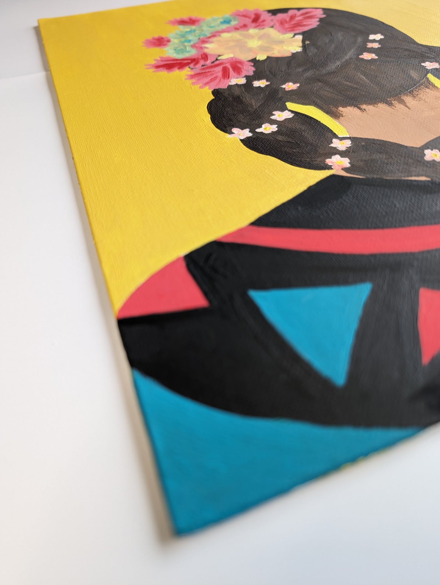 Woman from Yucatan – Acrylic Painting